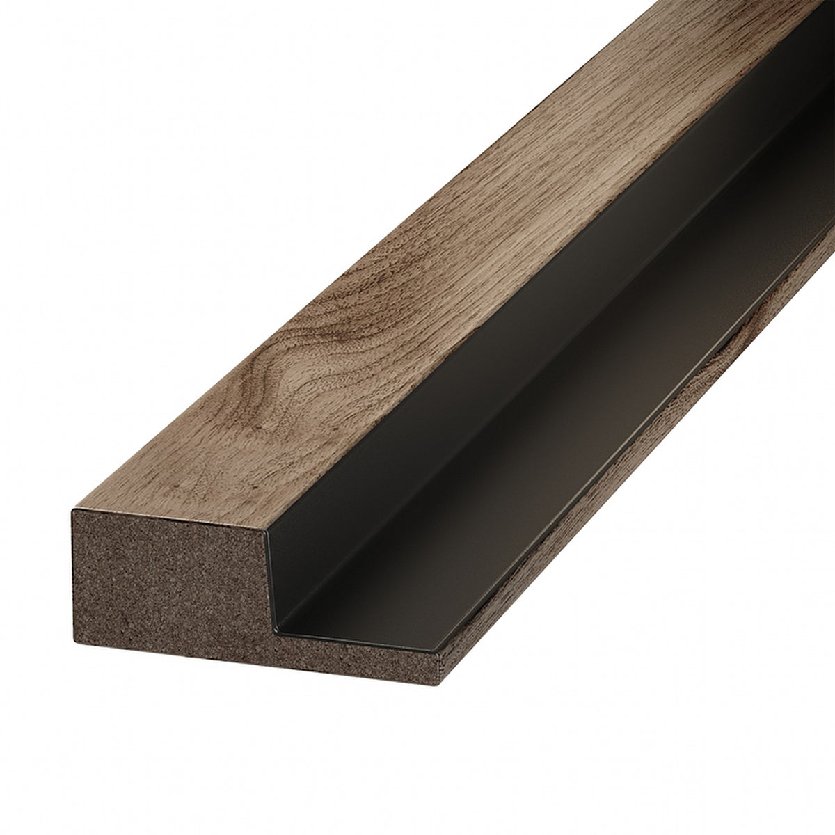 Walnut & Black Dry-Slat starter trim