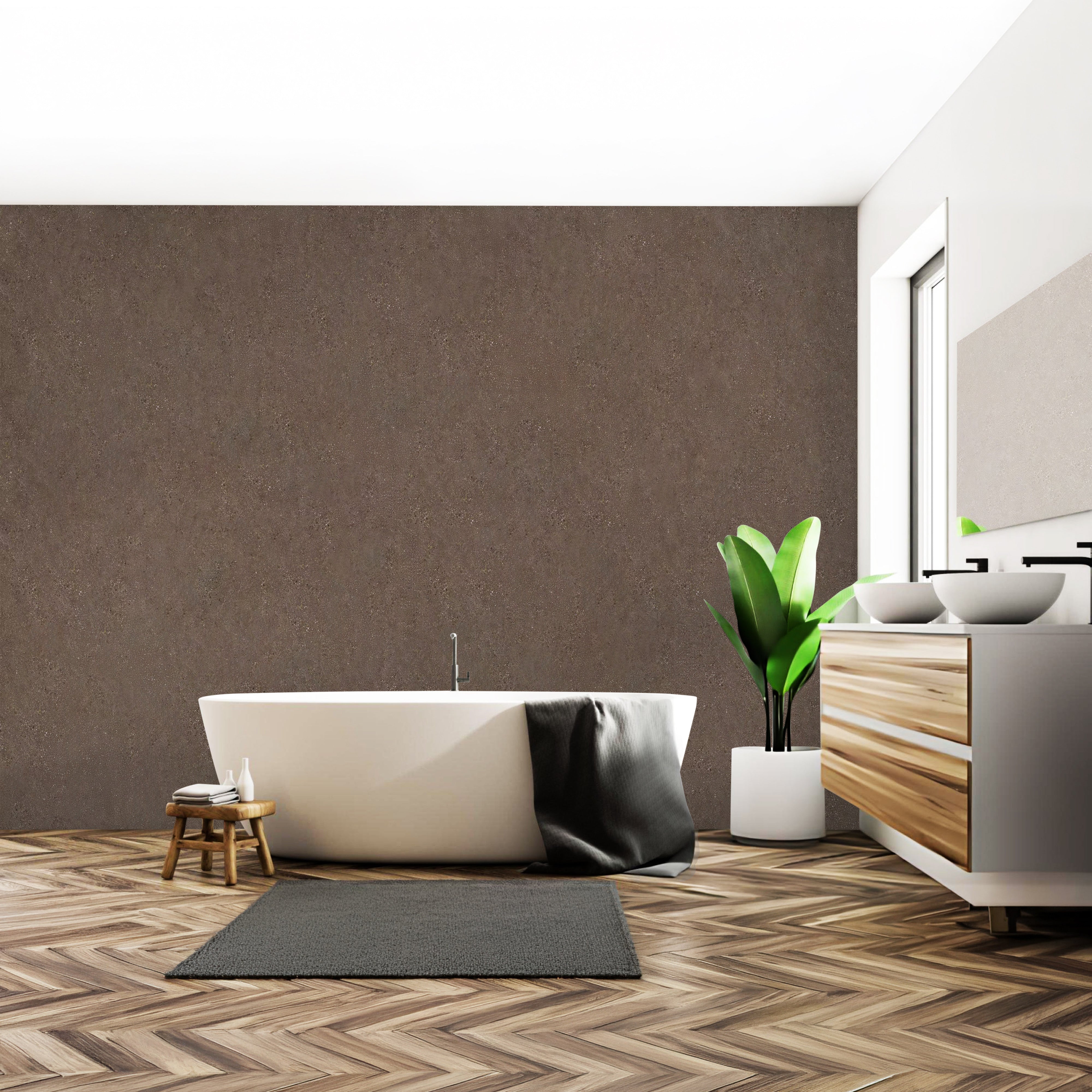 Rapid Stone™ Stone Effect Bathroom Wall Panel – Pewter Waterproof Shower Panel