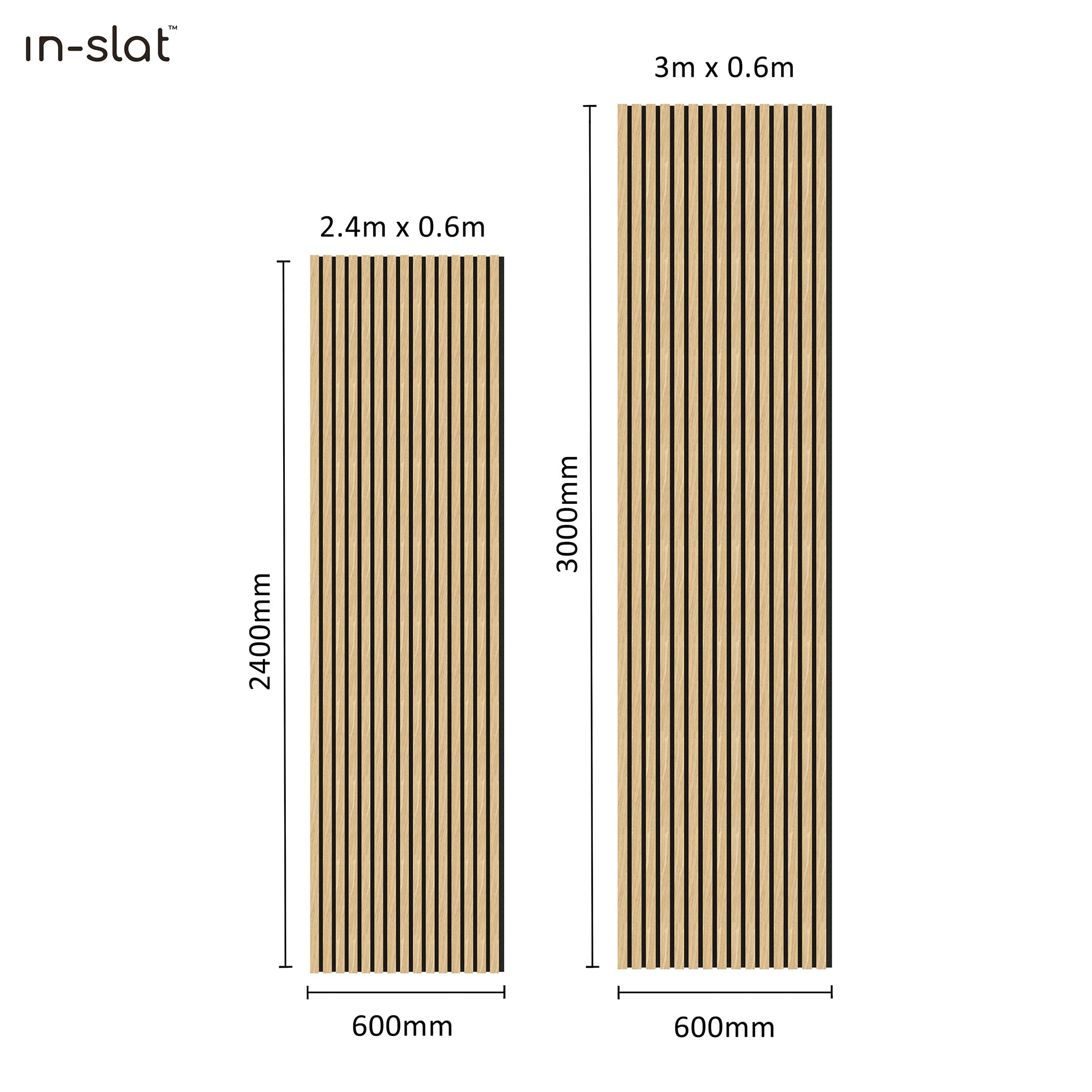 In-slat™ Acoustic Panel - Oak