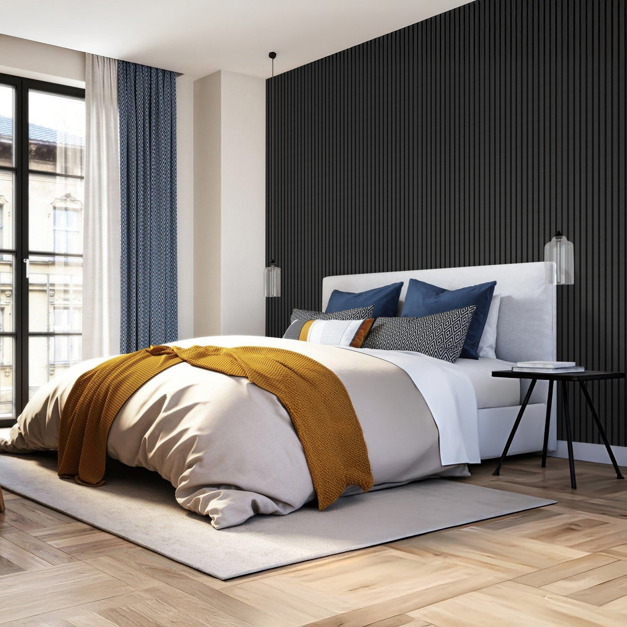 In-slat™ Acoustic Panel - Black Oak