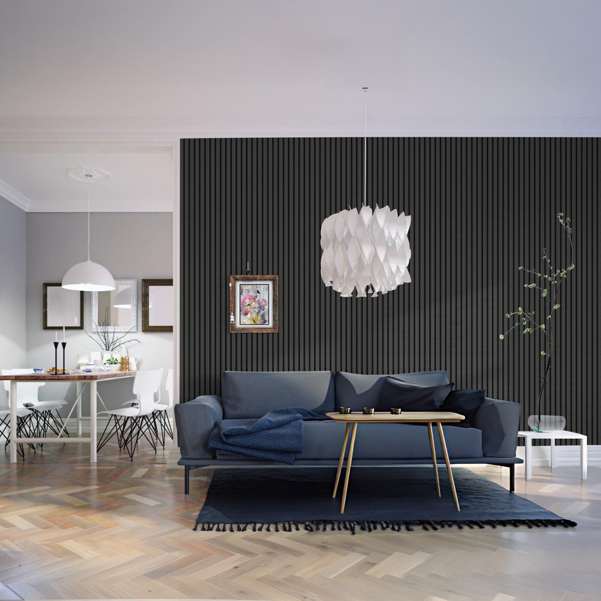 In-slat™ Acoustic Panel - Black Oak