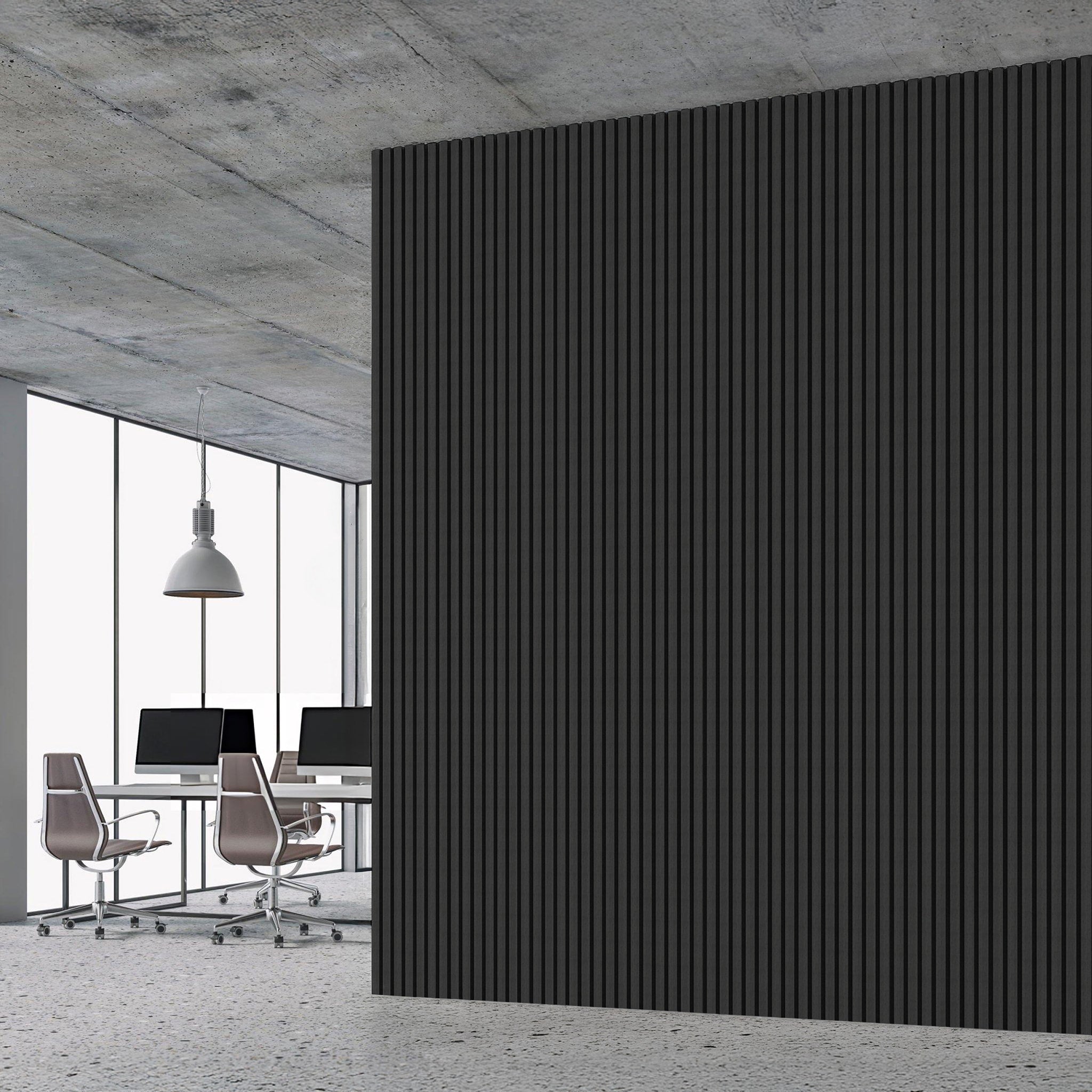 In-slat™ Acoustic Panel - Black Oak