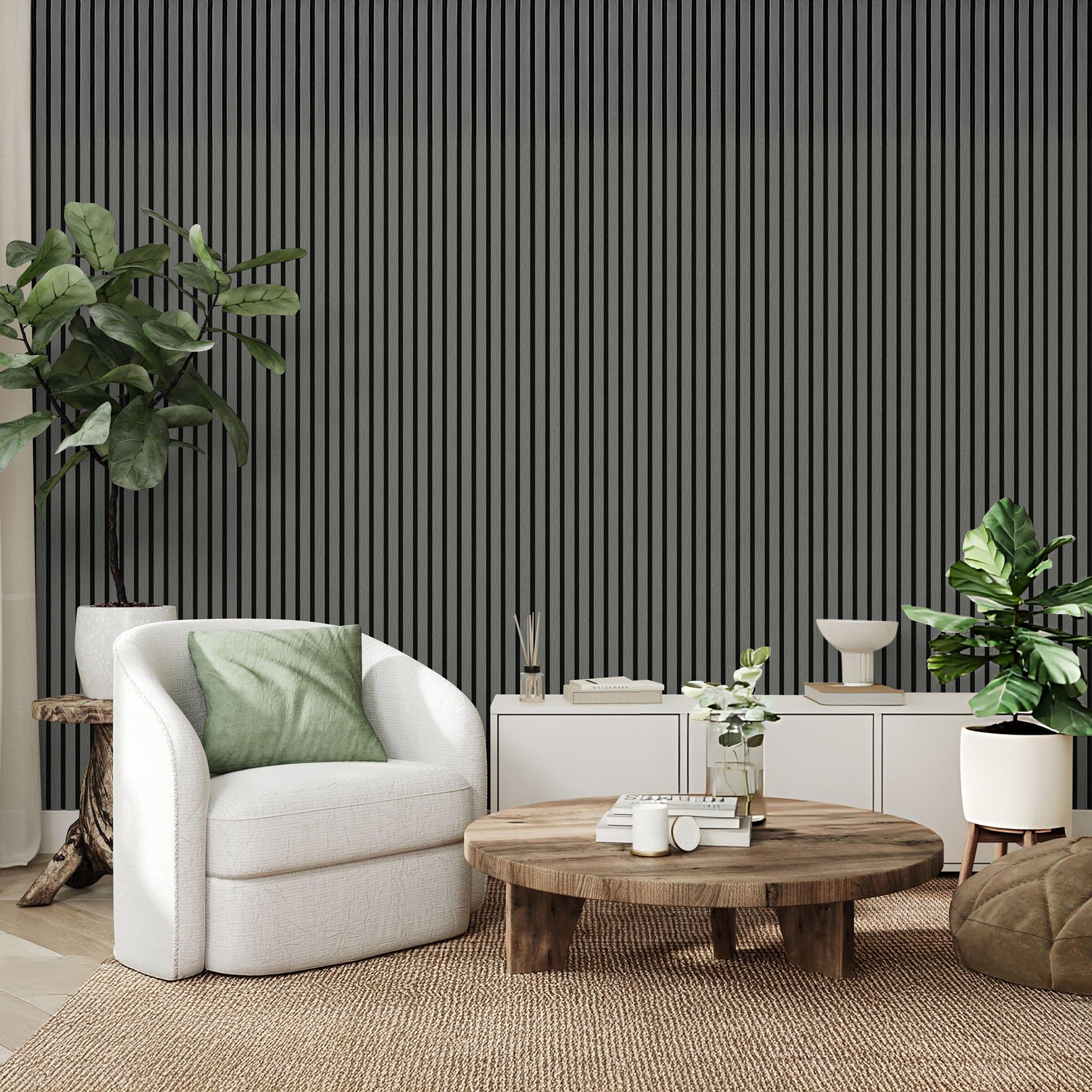 In-slat™ Acoustic Panel - Grey Oak