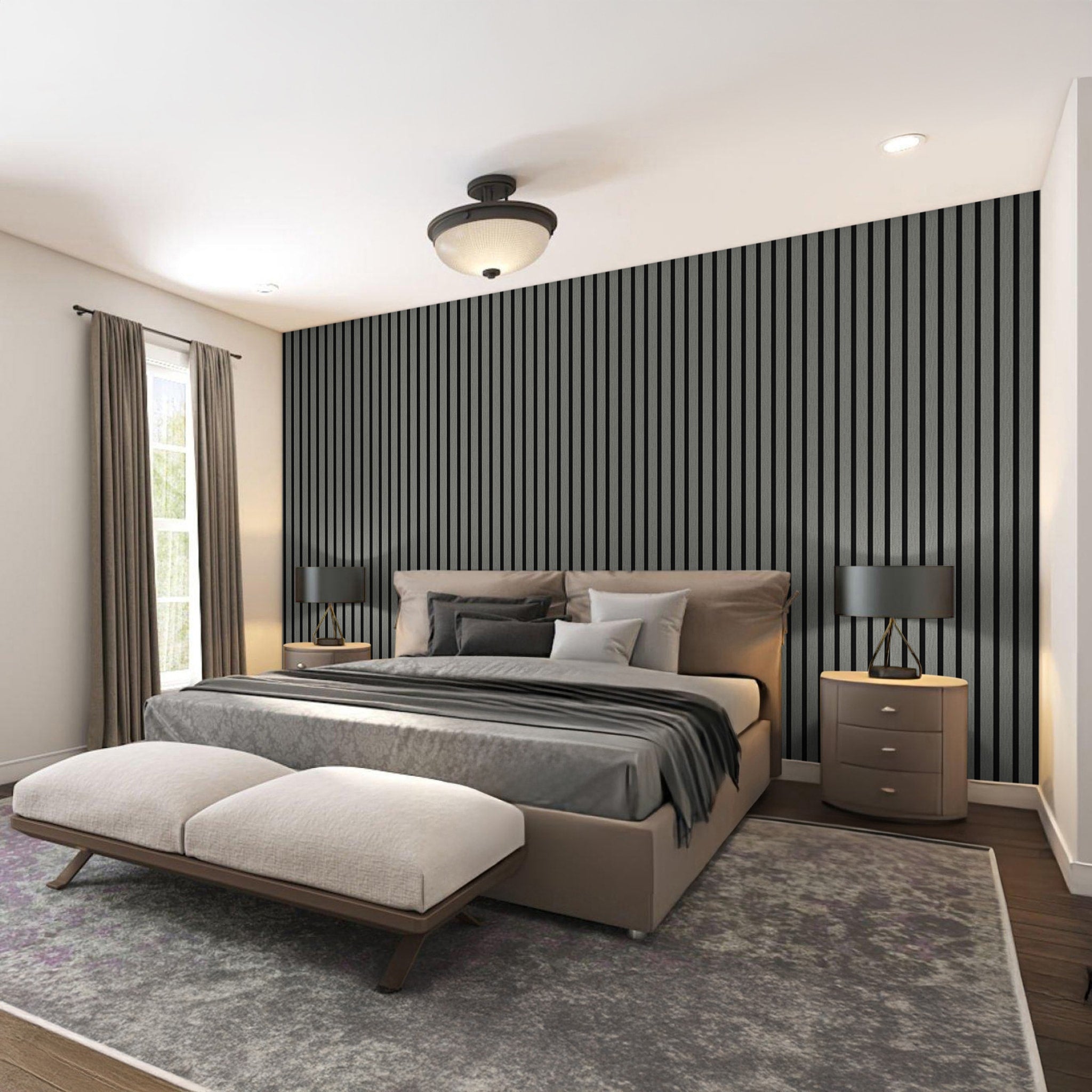 In-slat™ Acoustic Panel - Grey Oak