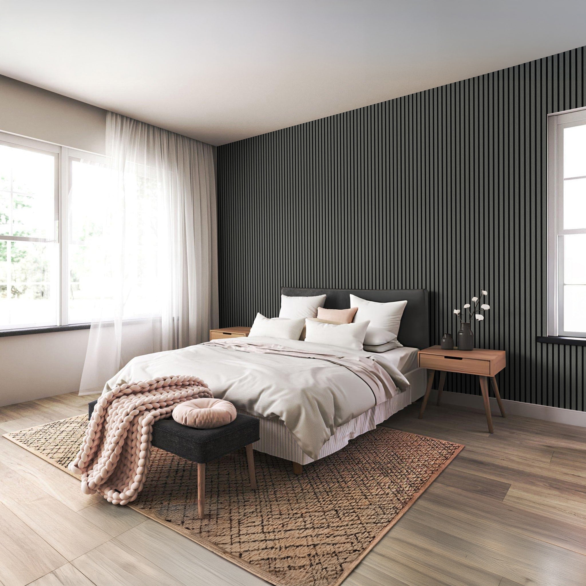 In-slat™ Acoustic Panel - Grey Oak