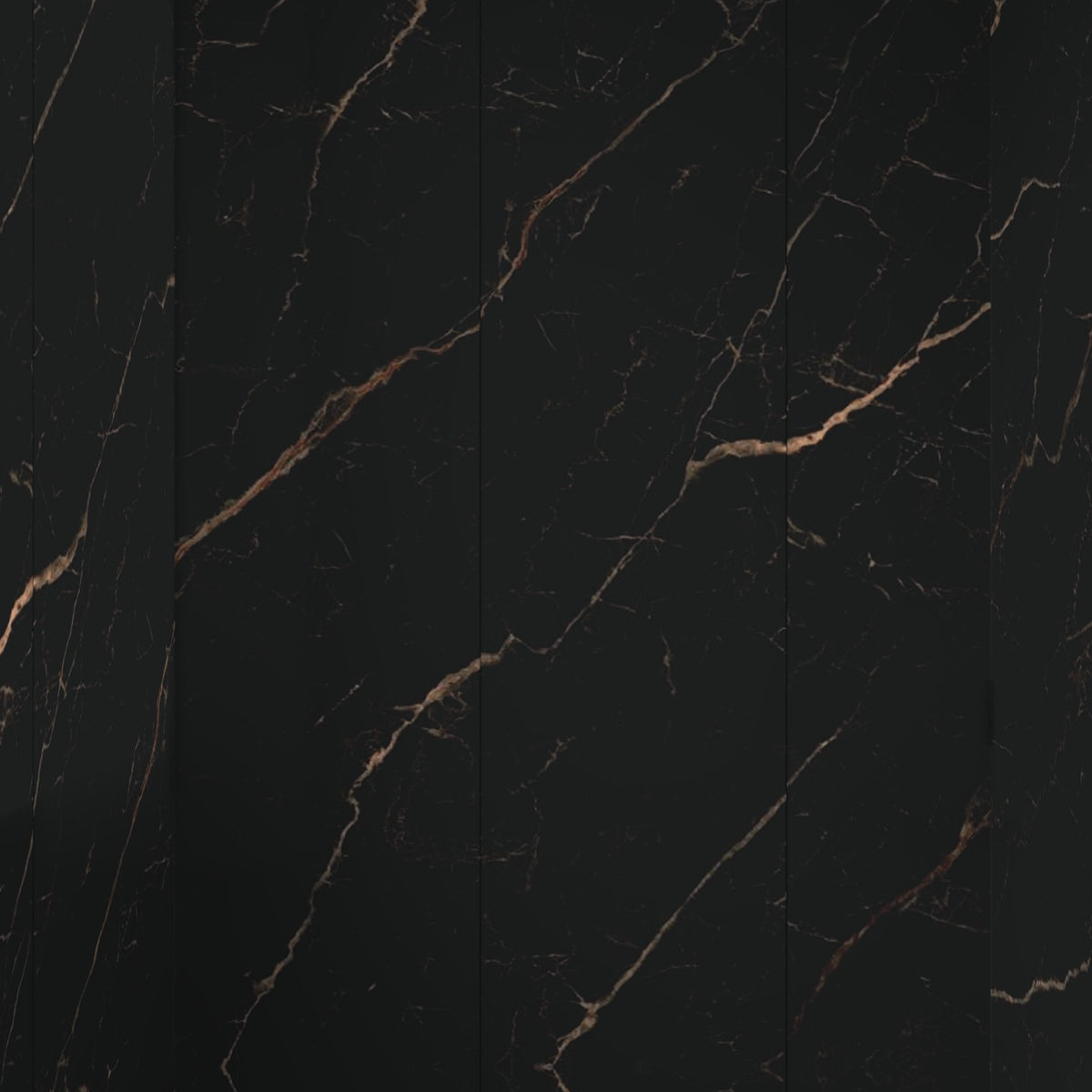 Black Gold marble Rapid Stone shower wall panels close-up