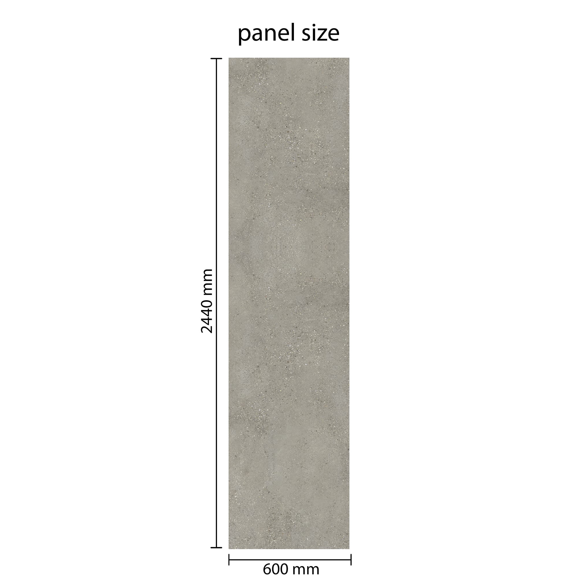Rapid Stone™ Concrete Effect Bathroom Wall Panel – Waterproof Shower Panel