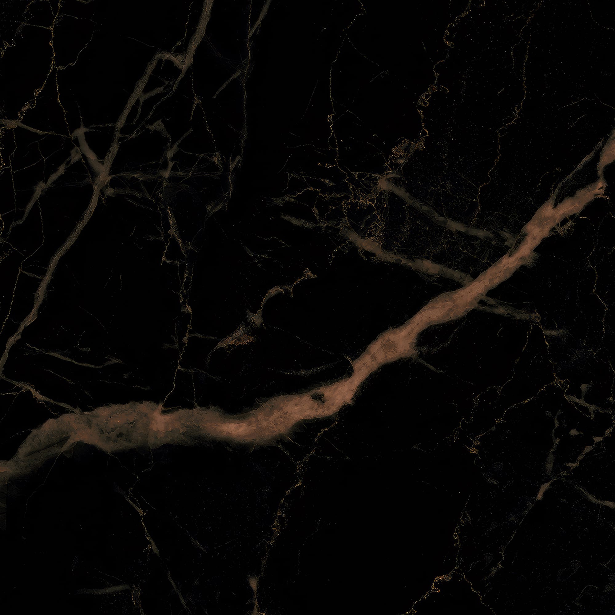 Rapid Stone™ Marble Effect Bathroom Wall Panel – Black Gold Waterproof Shower Panel