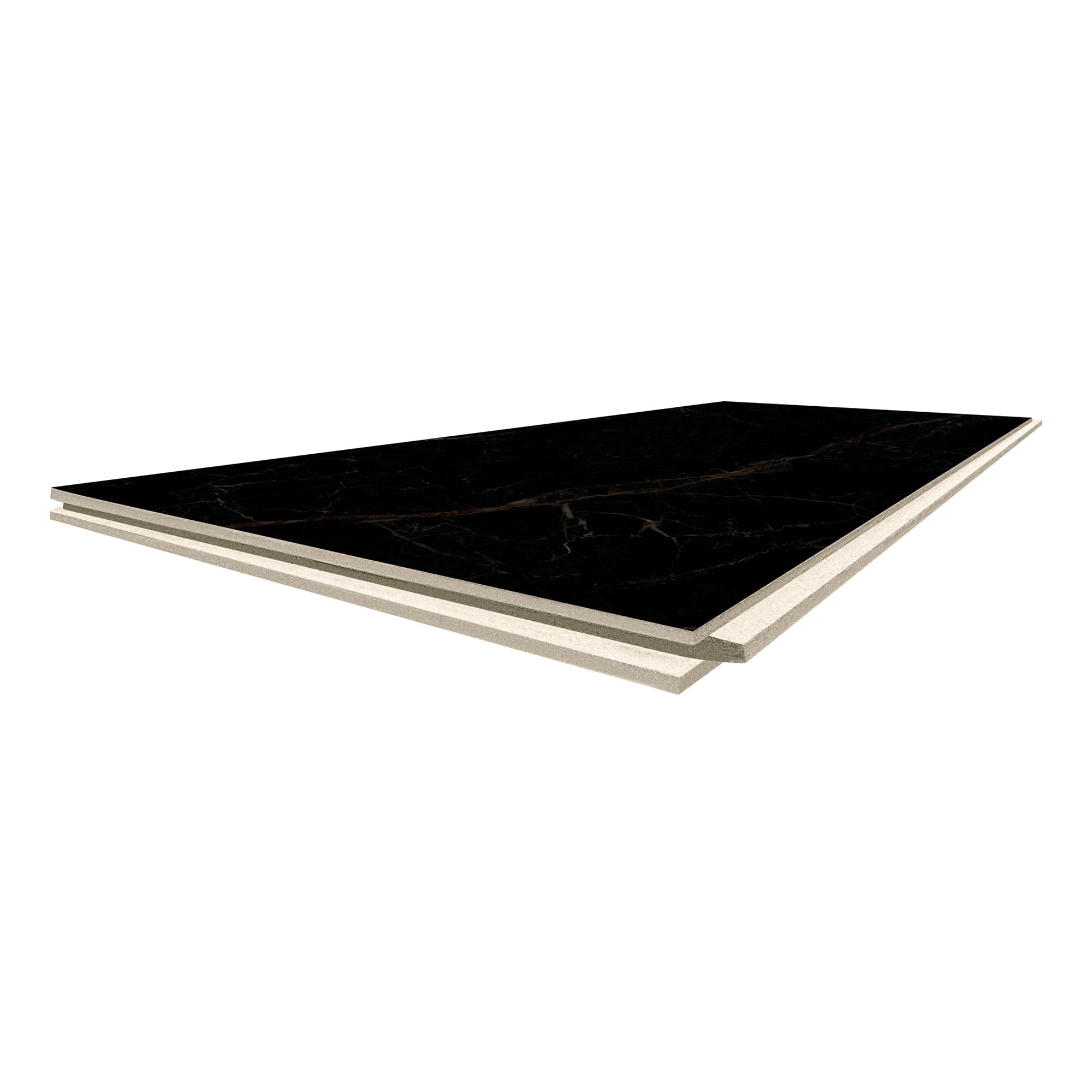 Rapid Stone™ Marble Effect Bathroom Wall Panel – Black Gold Waterproof Shower Panel